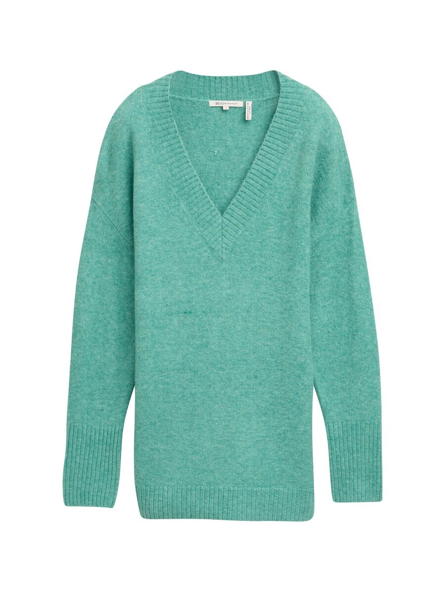 Тонкий вязаный свитер TOM TAILOR DENIM Sweater, изумрудный
Тонкий вязаный свитер TOM TAILOR DENIM Sweater, изумрудный