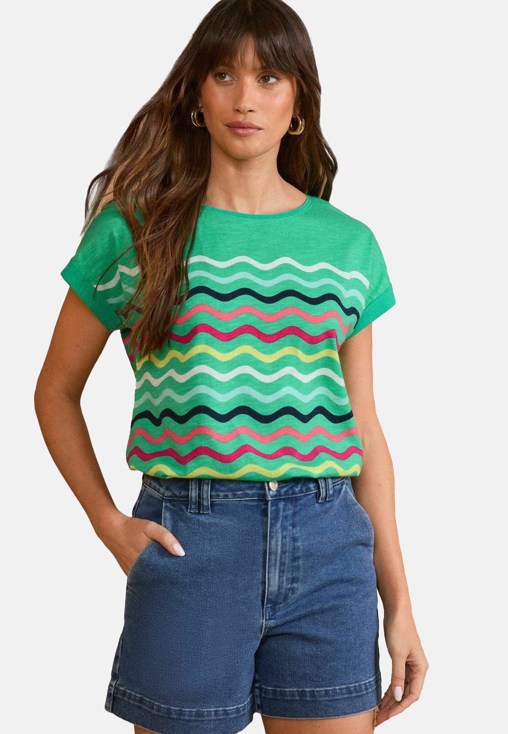 Футболка с принтом REGULAR FIT - CREW NECK Love & Roses, зеленый
Футболка с принтом REGULAR FIT - CREW NECK Love & Roses, зеленый