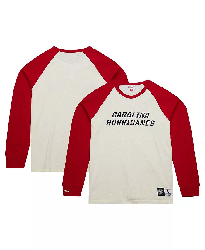 Мужская футболка с длинным рукавом реглан Carolina Hurricanes Legendary Slub в винтажном стиле, кремового цвета, с эффектом потертости Mitchell & Ness
Мужская футболка с длинным рукавом реглан Carolina Hurricanes Legendary Slub в винтажном стиле, кремового цвета, с эффектом потертости Mitchell & Ness
