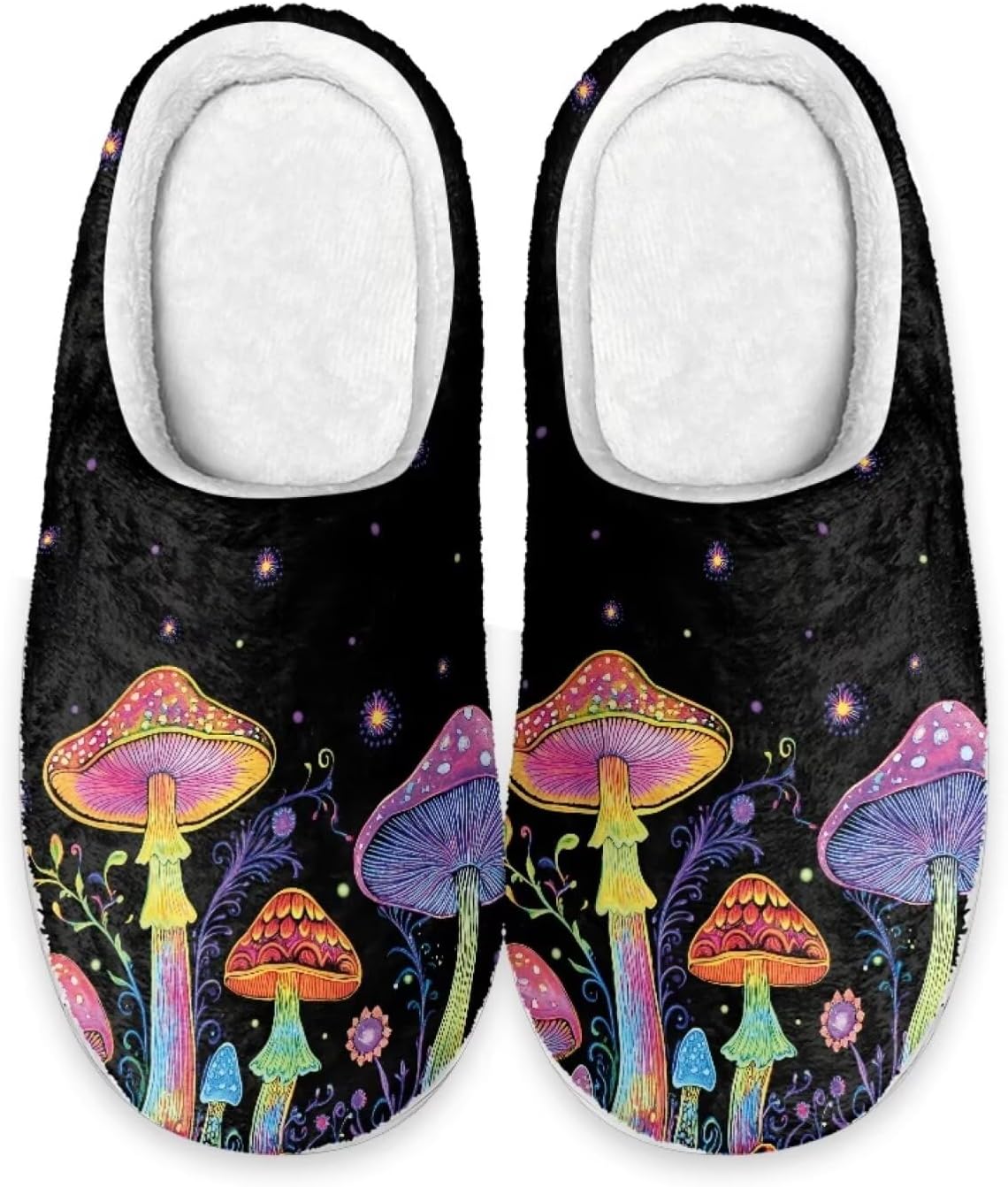 Тапочки Forchrinse с подсолнухом и корги для женщин и мужчин, пушистые и уютные, для дома и улицы, теплые плюшевые тапочки с зимней подкладкой из памяти формы, Colorful Mushroom
Тапочки Forchrinse с подсолнухом и корги для женщин и мужчин, пушистые и уютные, для дома и улицы, теплые плюшевые тапочки с зимней подкладкой из памяти формы, Colorful Mushroom