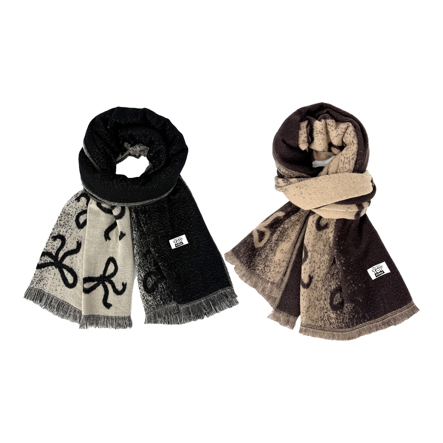 Disney Вязаный шарф унисекс, 2 Pack (Black+Dark Brown)
Disney Вязаный шарф унисекс, 2 Pack (Black+Dark Brown)