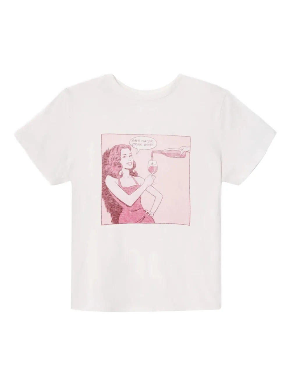 Футболка classic drink wine RE/DONE, белый
Футболка classic drink wine RE/DONE, белый