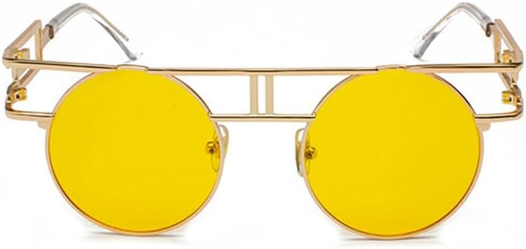 Круглые солнцезащитные очки из сплава для женщин и мужчин, модные, в крупной оправе, зеркальные, женские, в стиле стимпанк, с защитой от УФ-излучения UV400 TKKTLLT, C19gold-yellow
Круглые солнцезащитные очки из сплава для женщин и мужчин, модные, в крупной оправе, зеркальные, женские, в стиле стимпанк, с защитой от УФ-излучения UV400 TKKTLLT, C19gold-yellow