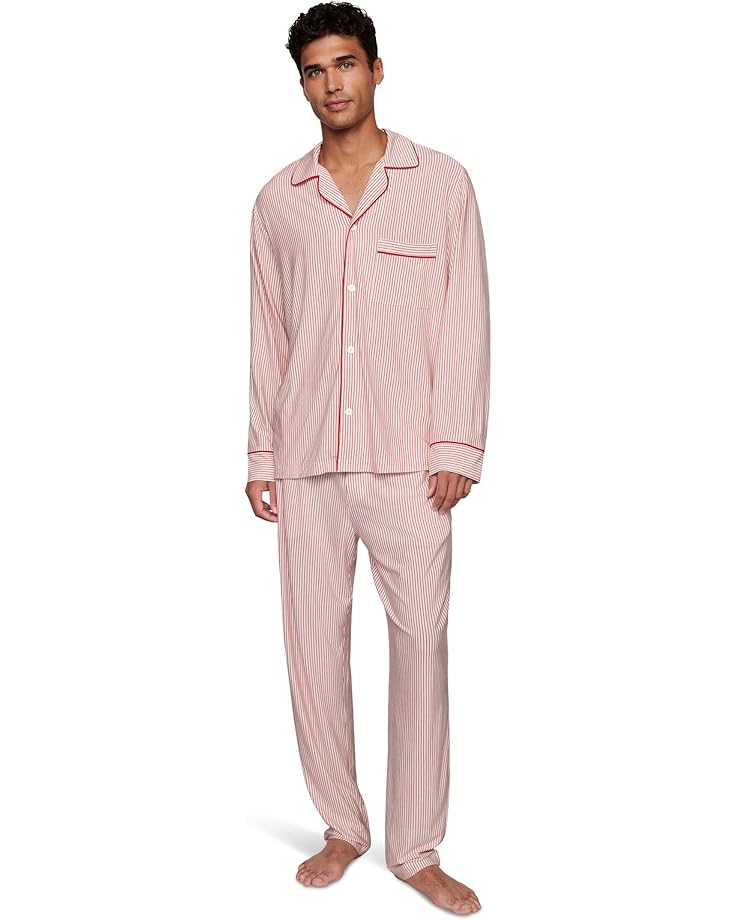 Мужской комплект пижамы Eberjey William Printed, Duo Stripe Hollyred/Hollyred
Мужской комплект пижамы Eberjey William Printed, Duo Stripe Hollyred/Hollyred