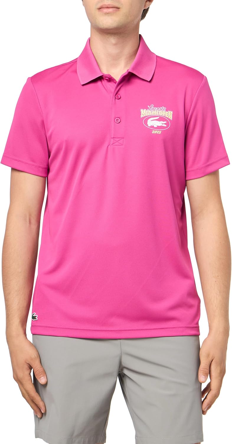 Lacoste мужская спортивная футболка-поло Miami Open Edition Ultra Dry, Fuchsia, Розовый, Lacoste мужская спортивная футболка-поло Miami Open Edition Ultra Dry, Fuchsia
Lacoste мужская спортивная футболка-поло Miami Open Edition Ultra Dry, Fuchsia, Розовый, Lacoste мужская спортивная футболка-поло Miami Open Edition Ultra Dry, Fuchsia