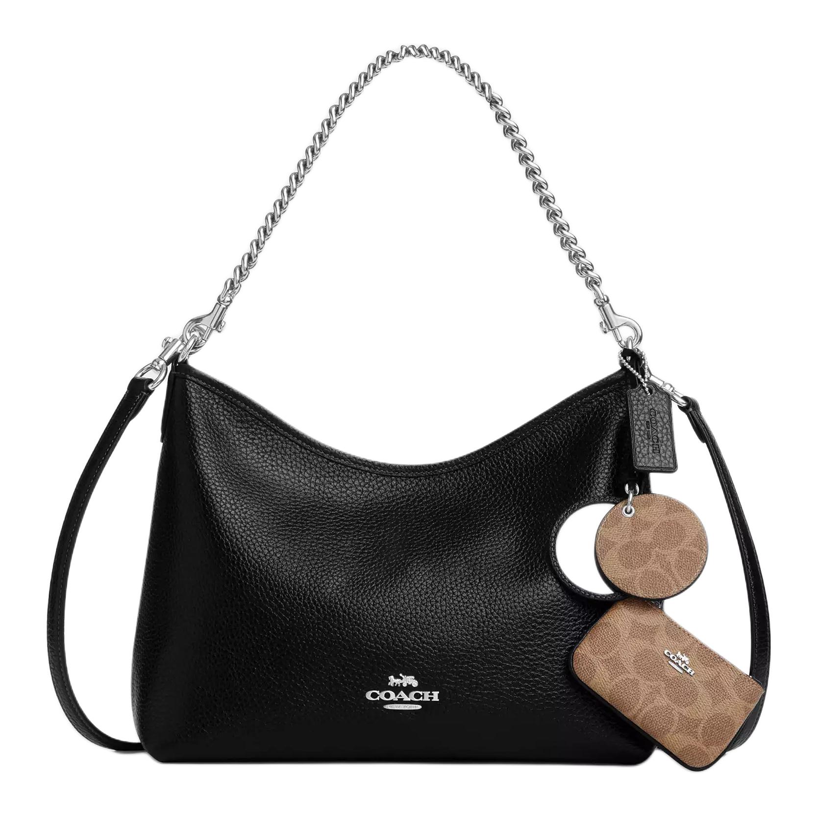 COACH Кожаная сумка через плечо большая женская черная
COACH Кожаная сумка через плечо большая женская черная