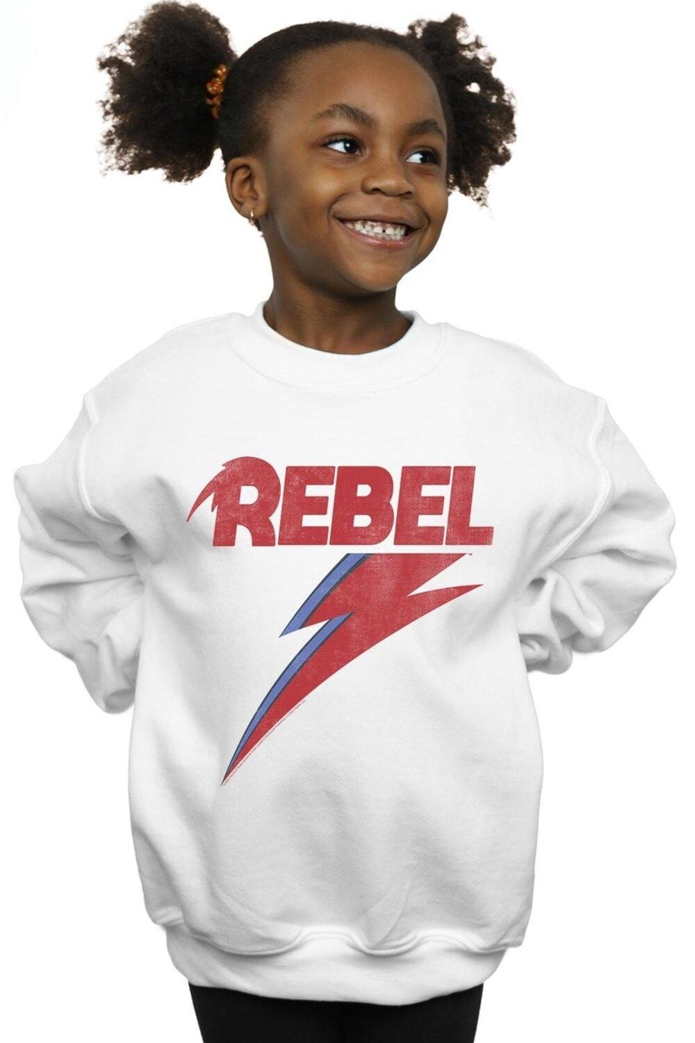 Толстовка с потертостями Rebel David Bowie, белый
Толстовка с потертостями Rebel David Bowie, белый