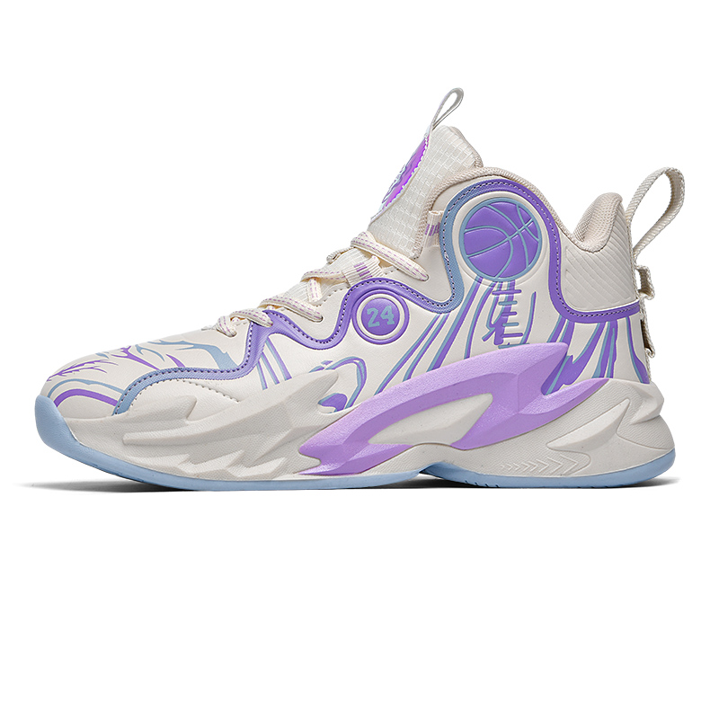 Black-tailed deer Термоамортизирующие устойчивые к истиранию и скольжению баскетбольные кроссовки Black Tailed Deer с высоким верхом унисекс бежево-фиолетовые, цвет Beige Purple
Black-tailed deer Термоамортизирующие устойчивые к истиранию и скольжению баскетбольные кроссовки Black Tailed Deer с высоким верхом унисекс бежево-фиолетовые, цвет Beige Purple