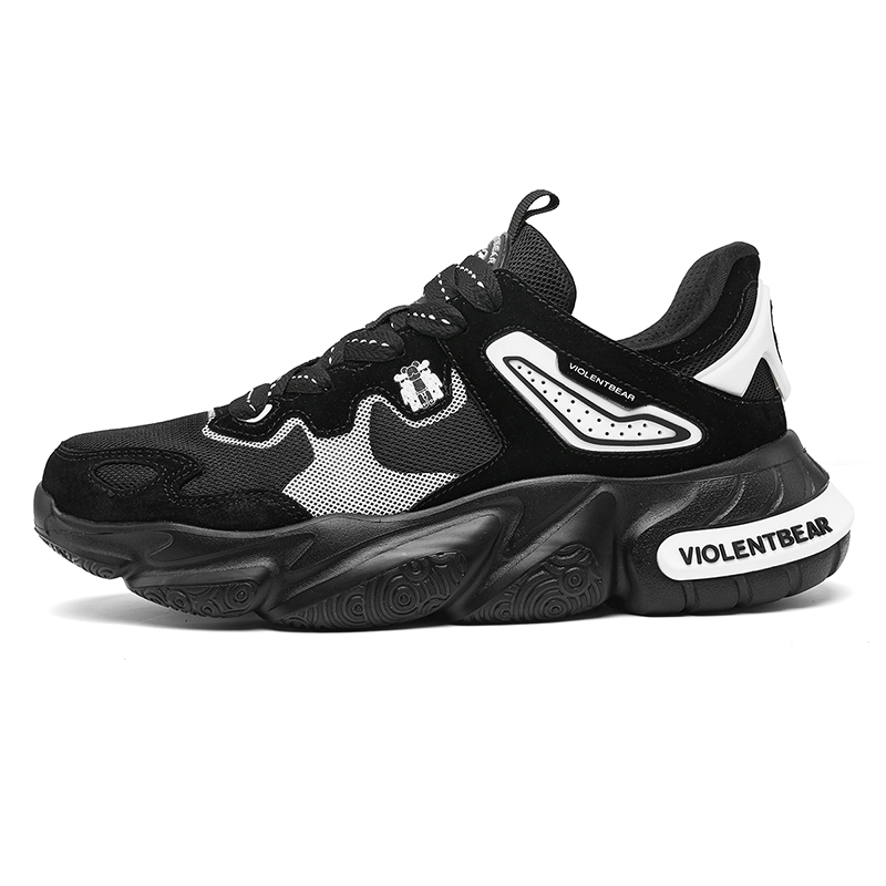 Violentbear Скользостойкие износостойкие амортизирующие низкие повседневные кроссовки Unisex черно-белые, цвет Black White
Violentbear Скользостойкие износостойкие амортизирующие низкие повседневные кроссовки Unisex черно-белые, цвет Black White