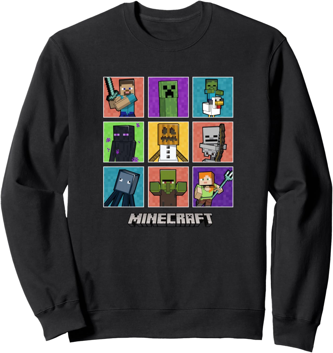 Групповое фото Minecraft, цветная толстовка в коробке, черный
Групповое фото Minecraft, цветная толстовка в коробке, черный