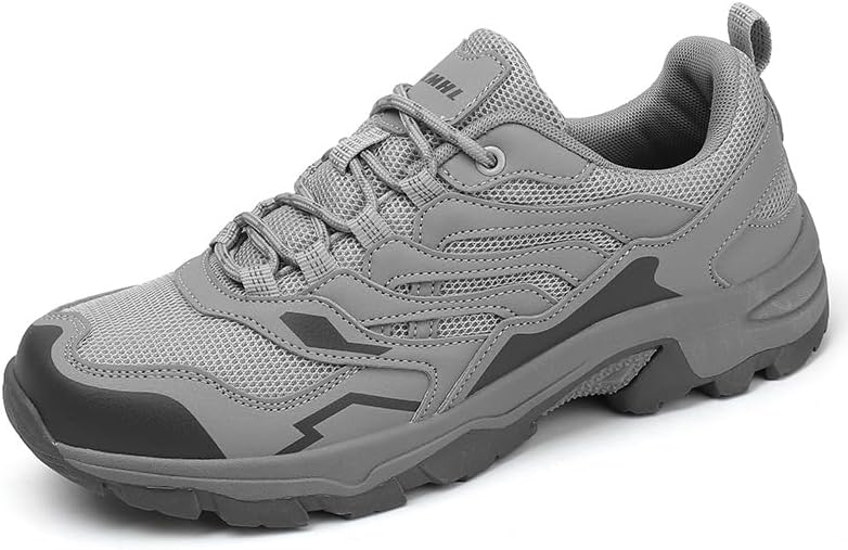 Мужские треккинговые кроссовки с широким носком, дышащие походные кроссовки для улицы, противоскользящие и прочные, удобная широкая посадка для кемпинга и прогулок Qacksv, серый
Мужские треккинговые кроссовки с широким носком, дышащие походные кроссовки для улицы, противоскользящие и прочные, удобная широкая посадка для кемпинга и прогулок Qacksv, серый
