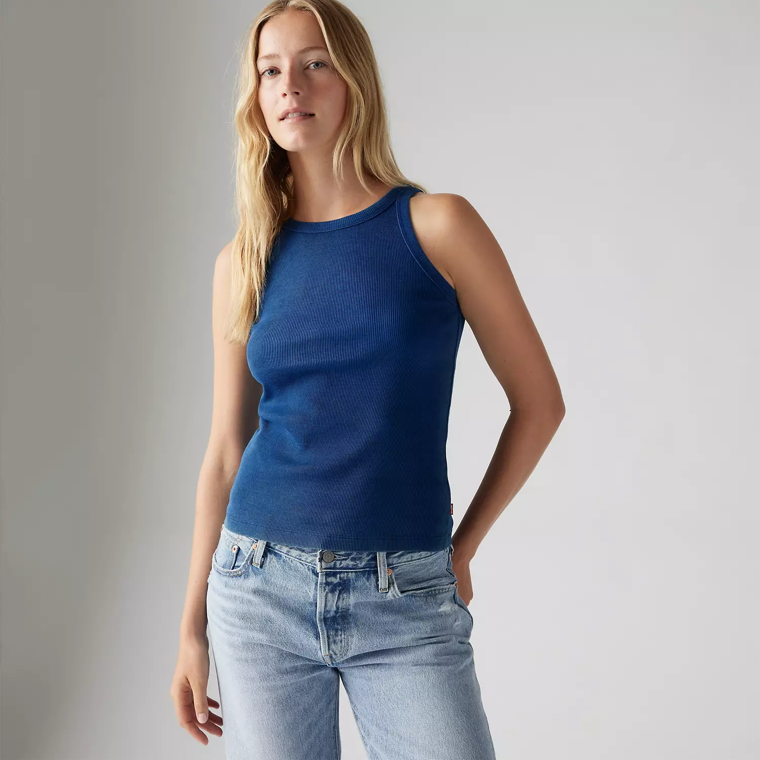 Майка-борцовка Essential Levi's, цвет Indigo - Blue
Майка-борцовка Essential Levi's, цвет Indigo - Blue