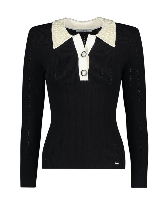 Вязаное платье-поло Gaudi, черный
Вязаное платье-поло Gaudi, черный
