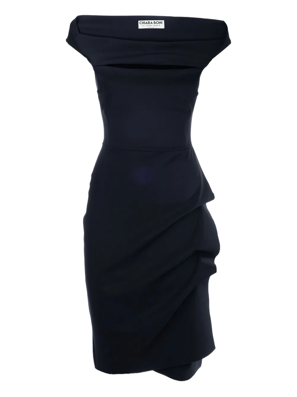 Драпированное платье миди Melania с открытыми плечами CHIARA BONI La Petite Robe, черный
Драпированное платье миди Melania с открытыми плечами CHIARA BONI La Petite Robe, черный