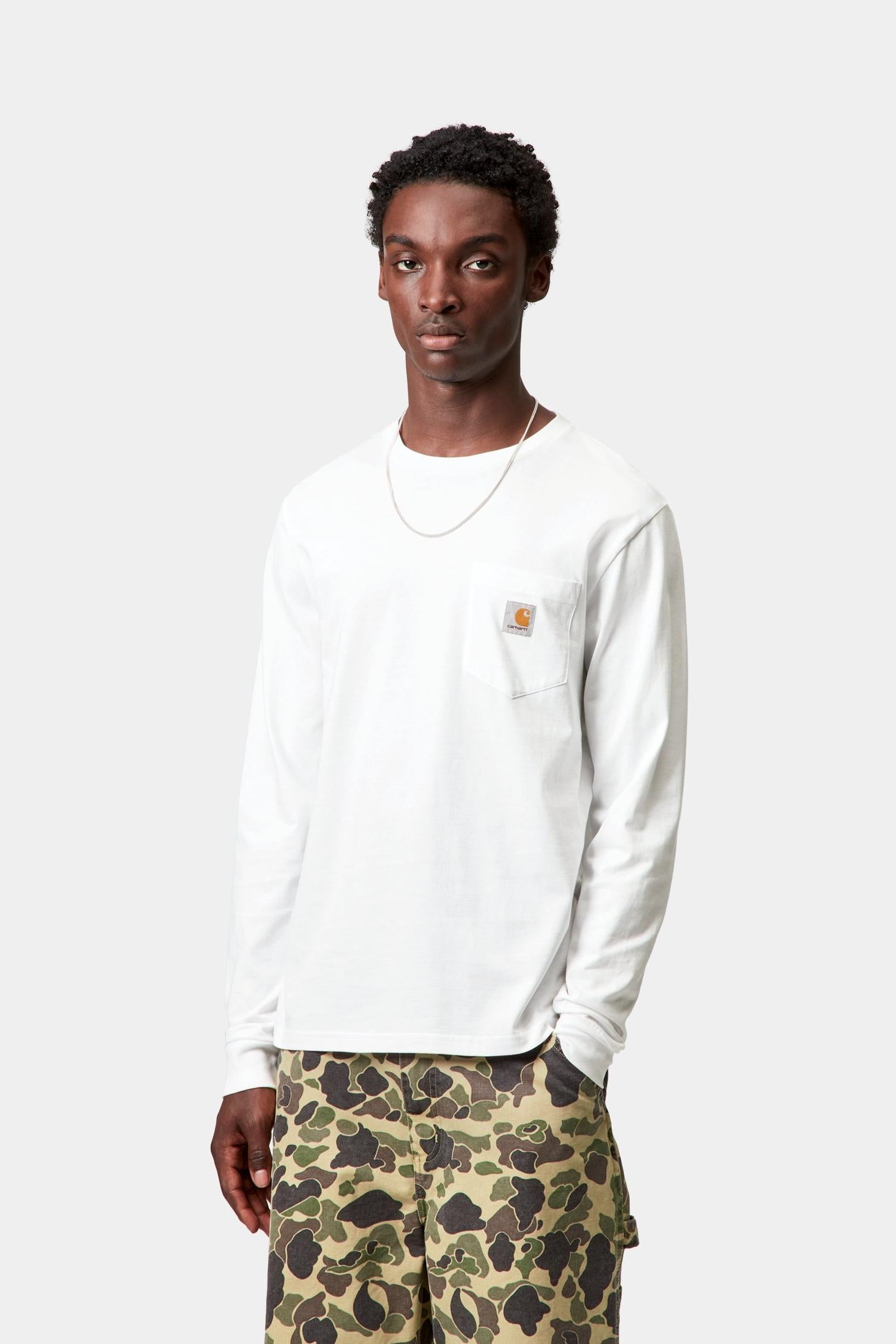 Лонгслив с карманом Carhartt, белый
Лонгслив с карманом Carhartt, белый