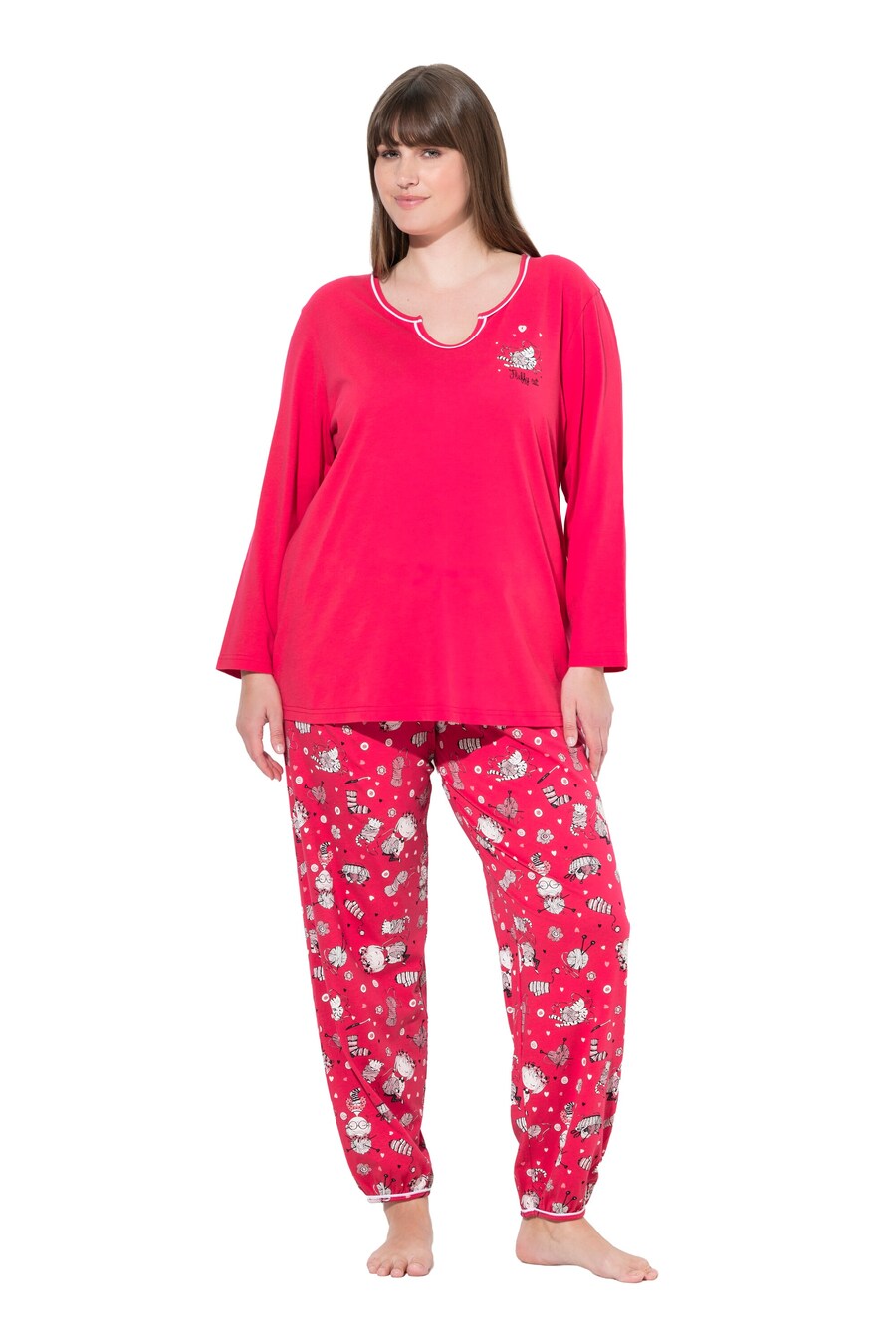 Пижама Ulla Popken, Magenta
Пижама Ulla Popken, Magenta