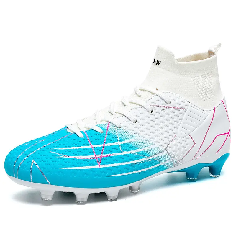 Детские футбольные бутсы средней высоты с амортизацией ударов и износостойкостью D&W, белый/синий
Детские футбольные бутсы средней высоты с амортизацией ударов и износостойкостью D&W, белый/синий