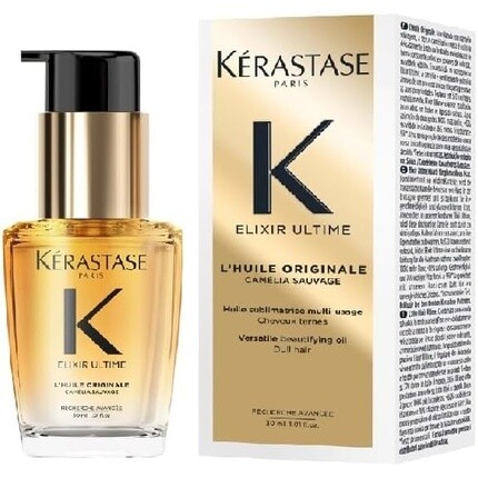 Масло для волос Kérastase Elixir Ultime для всех типов волос Питает тусклые волосы, укрепляет и защищает волосы от жары с маслом арганы и камелии 30 мл
Масло для волос Kérastase Elixir Ultime для всех типов волос Питает тусклые волосы, укрепляет и защищает волосы от жары с маслом арганы и камелии 30 мл