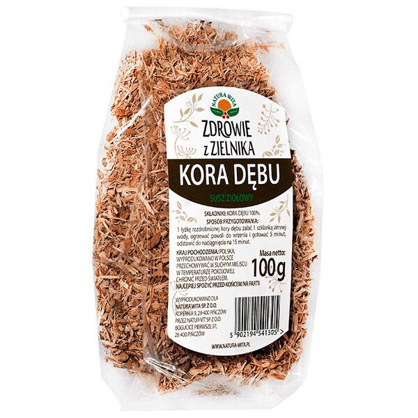 Natura Wita Дубовая кора Биологически активная добавка, 100г Противовоспалительная
Natura Wita Дубовая кора Биологически активная добавка, 100г Противовоспалительная