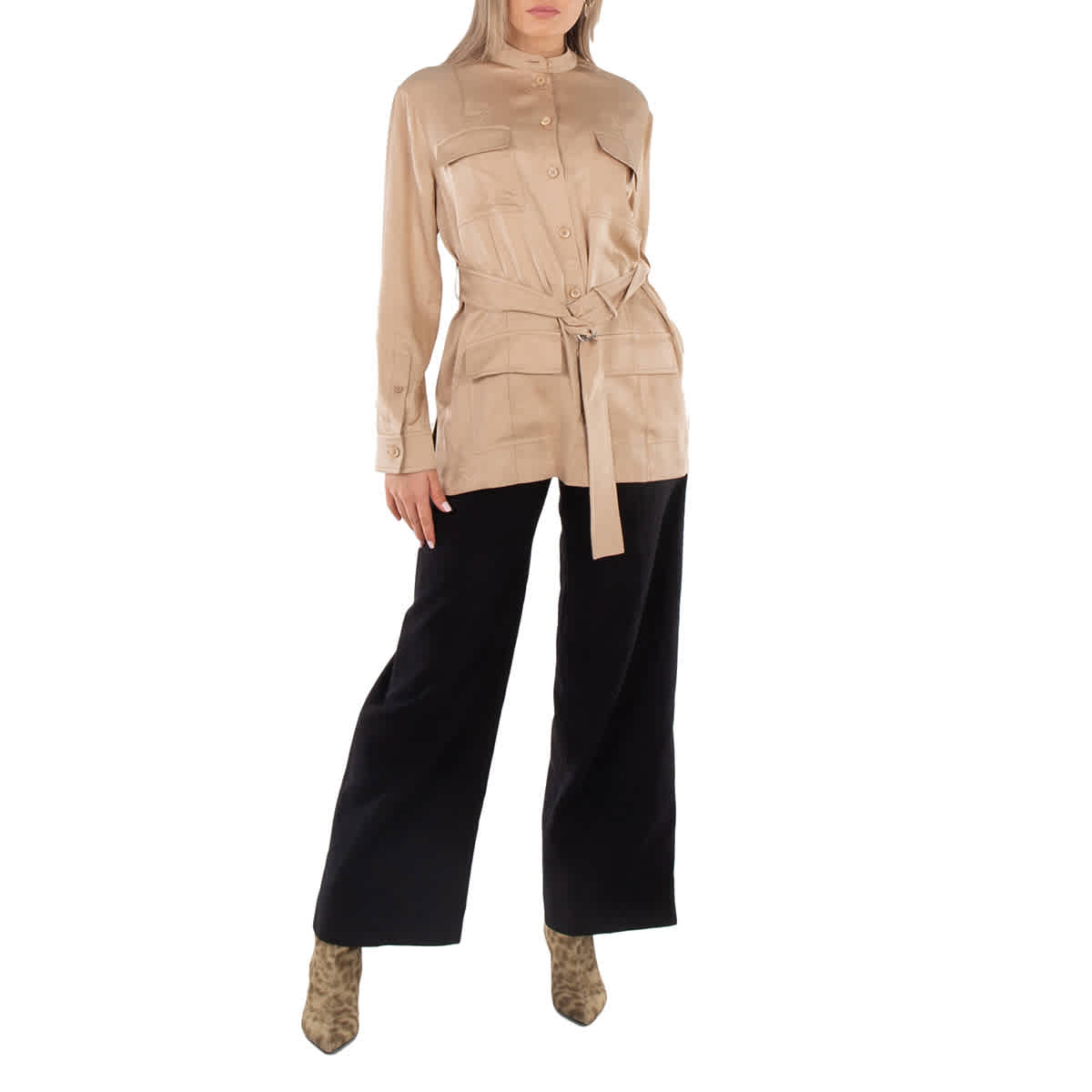 Бурберри Рубашка на пуговицах с поясом Burberry, Soft Fawn Ip Pttn
Бурберри Рубашка на пуговицах с поясом Burberry, Soft Fawn Ip Pttn