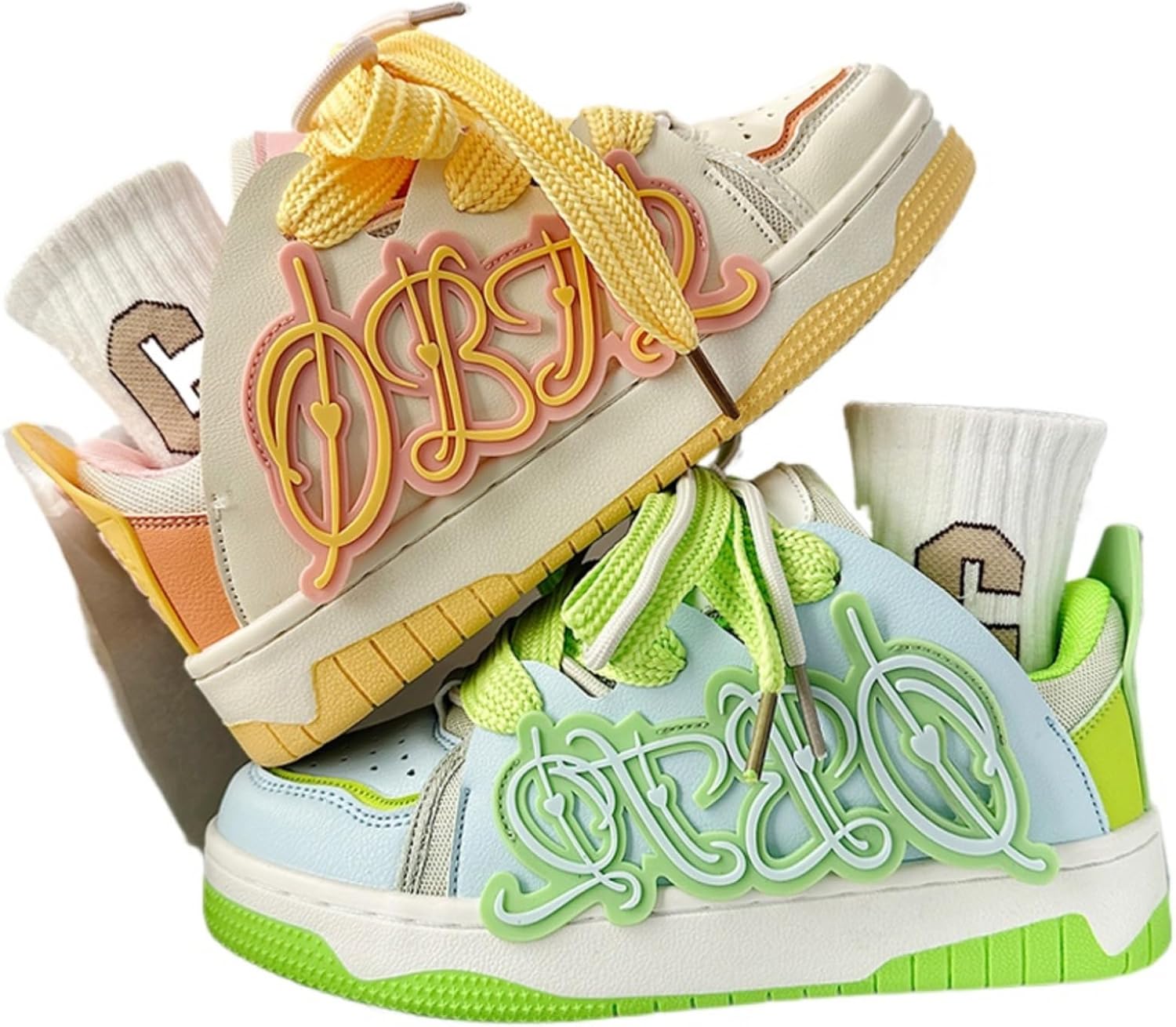 Кроссовки ZQW для пар с массивной подошвой, унисекс, несочетающиеся, стиль Y2K, модная уличная обувь, шнуровка, повседневные спортивные кроссовки для женщин и мужчин, зеленый/оранжевый
Кроссовки ZQW для пар с массивной подошвой, унисекс, несочетающиеся, стиль Y2K, модная уличная обувь, шнуровка, повседневные спортивные кроссовки для женщин и мужчин, зеленый/оранжевый