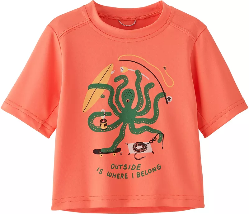 Прохладная шелковая футболка Patagonia Infants Capilene Cool, цвет Adventure Arms/Coho Coral
Прохладная шелковая футболка Patagonia Infants Capilene Cool, цвет Adventure Arms/Coho Coral