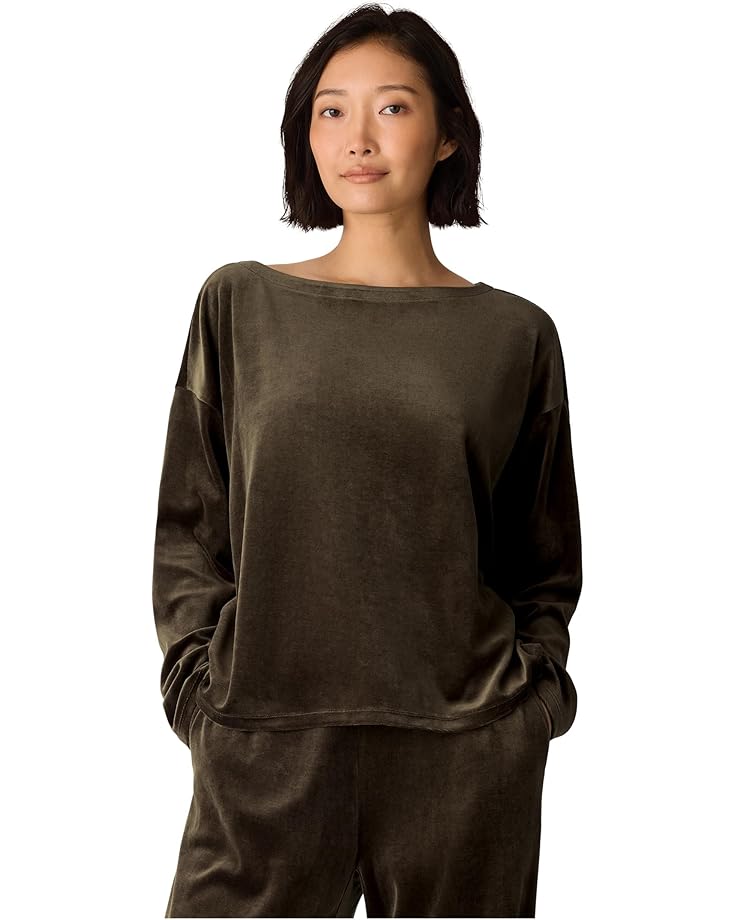 Женский уютный велюровый трикотажный топ с лодочкой Eileen Fisher Cozy Velour Knit Bateau Neck Boxy Top, Branch
Женский уютный велюровый трикотажный топ с лодочкой Eileen Fisher Cozy Velour Knit Bateau Neck Boxy Top, Branch