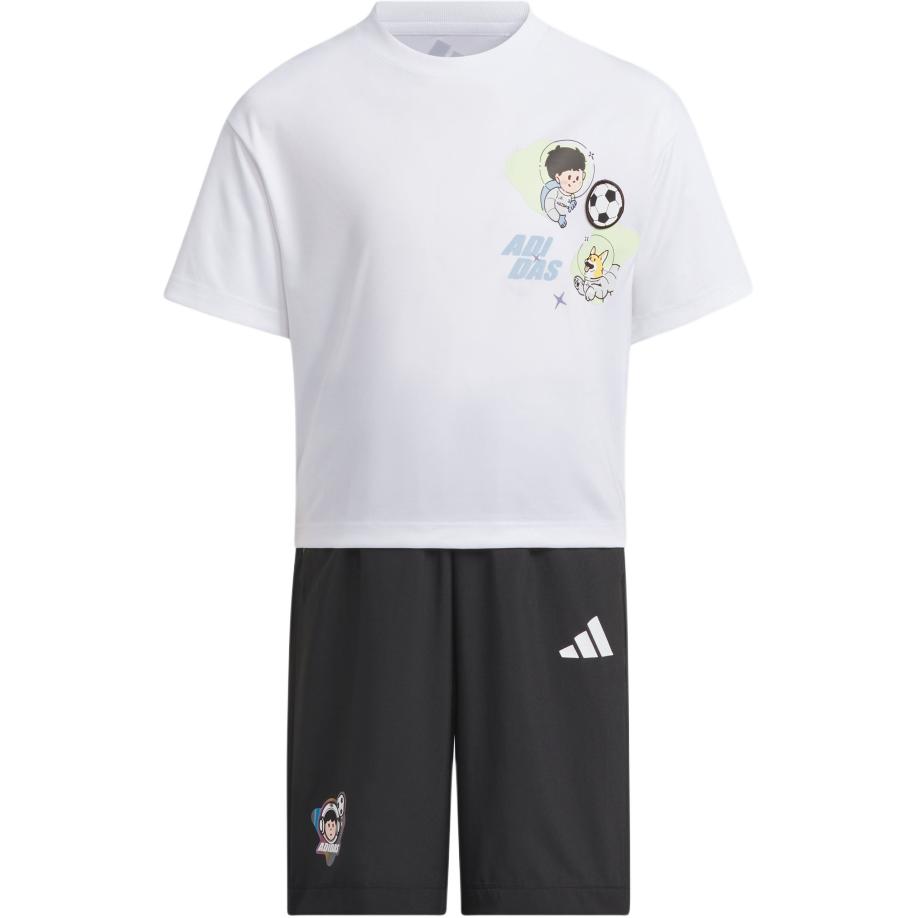 Adidas Повседневный спортивный комплект white/black для детей 3-7 лет
Adidas Повседневный спортивный комплект white/black для детей 3-7 лет