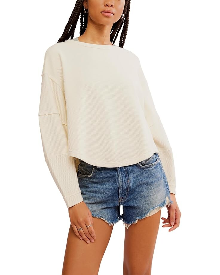 Футболка Free People Total Eclipse Tee, слоновая кость
Футболка Free People Total Eclipse Tee, слоновая кость