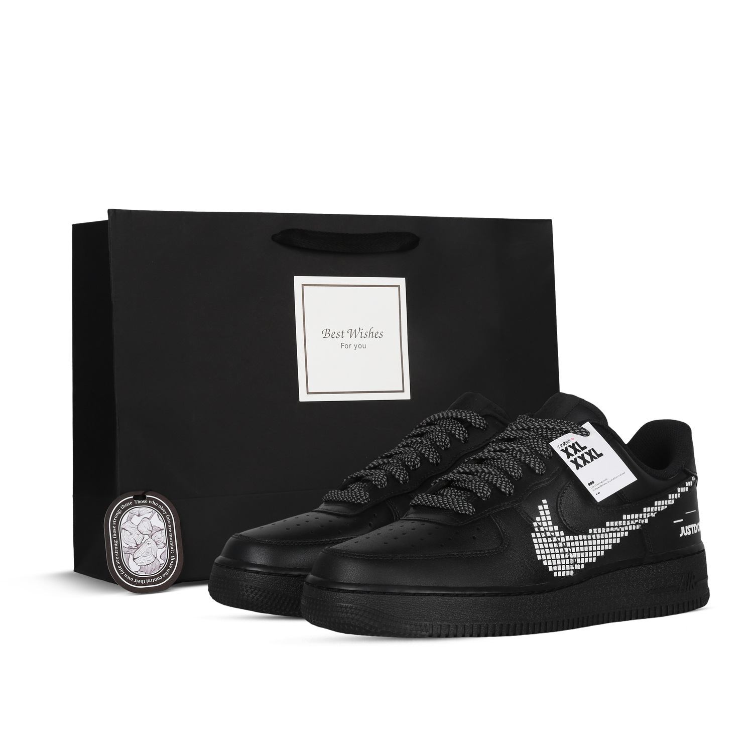 Кроссовки Nike Air Force 1 противоскользящие износостойкие низкие для скейтбординга унисекс черно-белые, цвет Black White
Кроссовки Nike Air Force 1 противоскользящие износостойкие низкие для скейтбординга унисекс черно-белые, цвет Black White