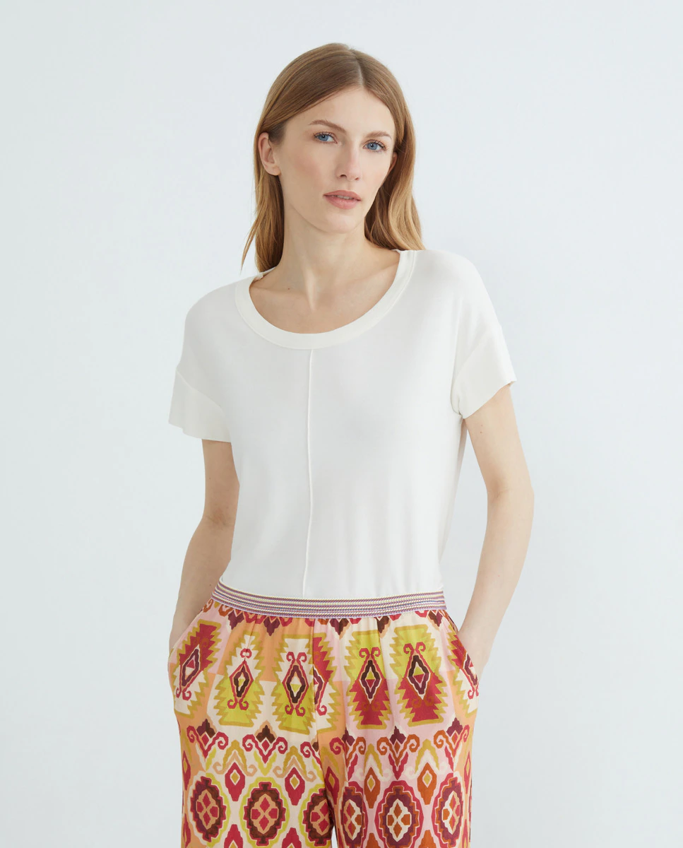 Футболка с коротким рукавом и вырезом лодочкой Guitare, цвет Crudo
Футболка с коротким рукавом и вырезом лодочкой Guitare, цвет Crudo