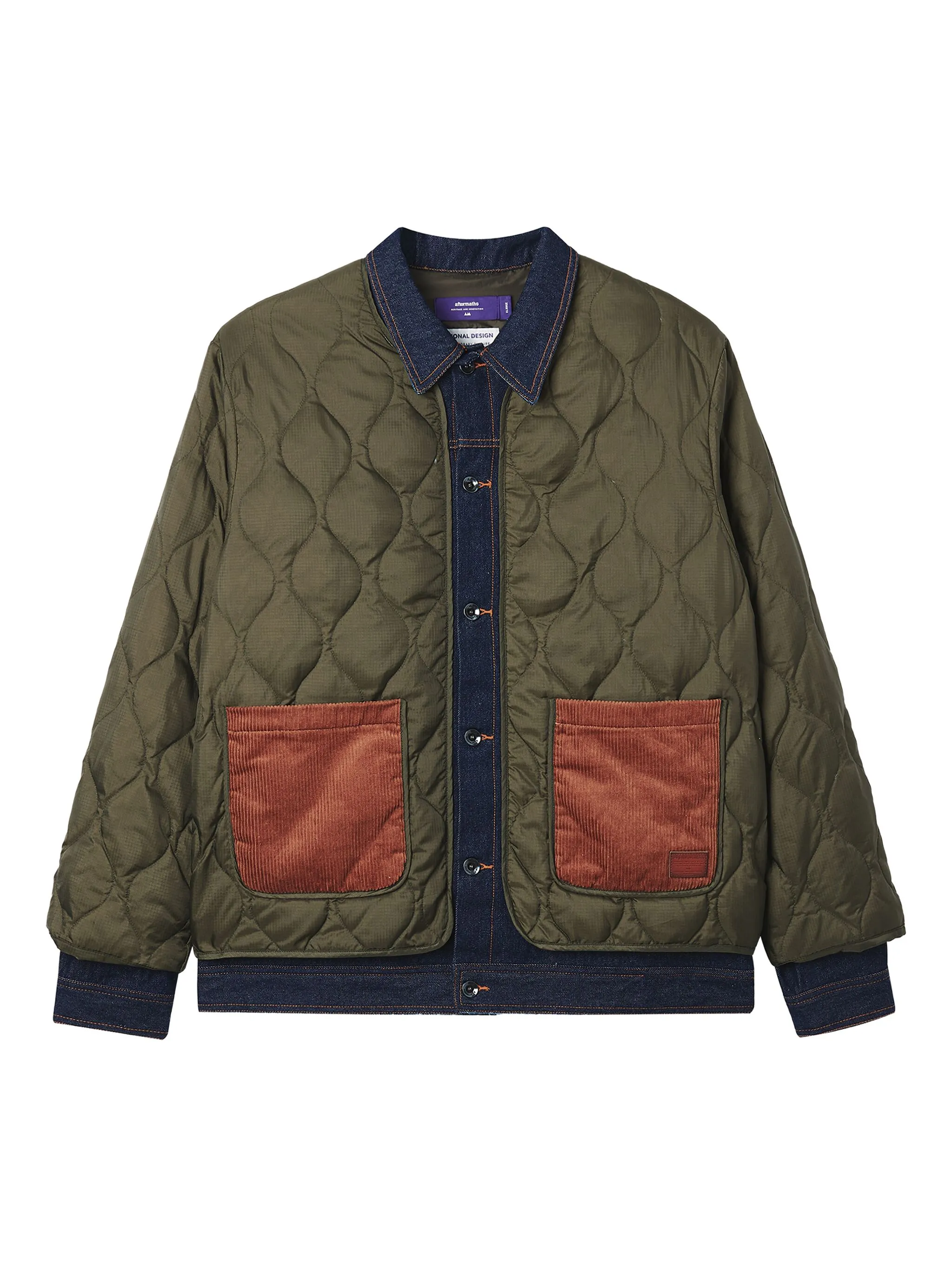 Куртка со стеганой вставкой Aftermaths, зеленый
Куртка со стеганой вставкой Aftermaths, зеленый