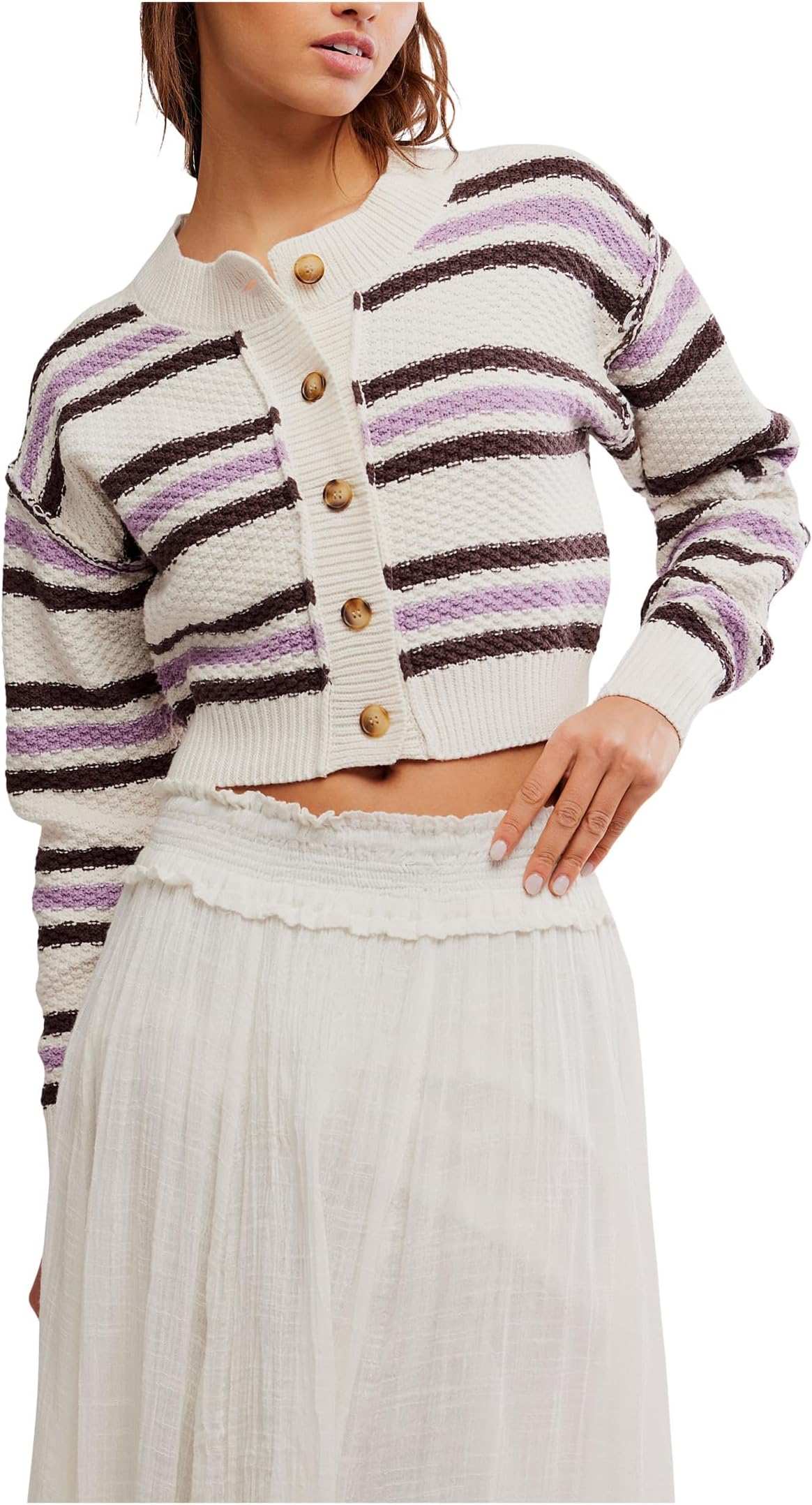 Свитер Free People Lila Stripe Cardi, Ivory Combo
Свитер Free People Lila Stripe Cardi, Ivory Combo