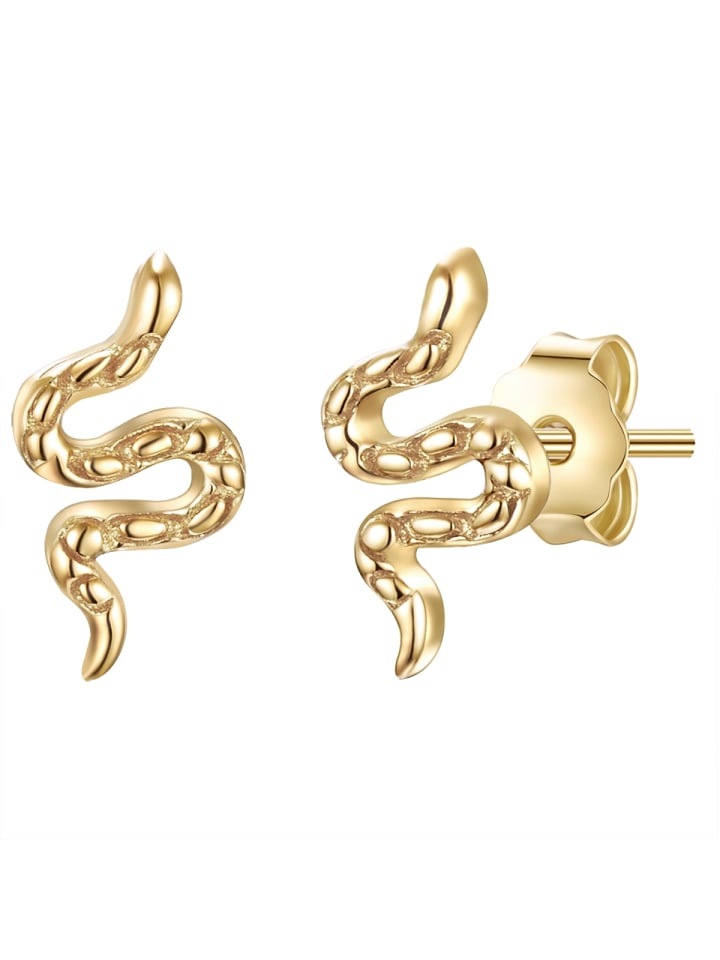 Glanzstücke München Серьги-гвоздики в виде змеи из стерлингового серебра с желтым золотом
Glanzstücke München Серьги-гвоздики в виде змеи из стерлингового серебра с желтым золотом