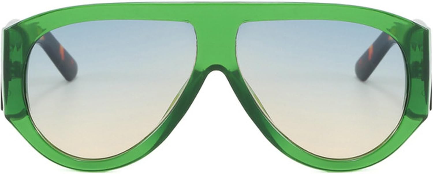 Винтажные большие солнцезащитные очки-пилот для женщин и мужчин, с крупной оправой, ветрозащитные, популярные панк-очки с защитой от УФ-излучения UV400 mincl, Green Gradient
Винтажные большие солнцезащитные очки-пилот для женщин и мужчин, с крупной оправой, ветрозащитные, популярные панк-очки с защитой от УФ-излучения UV400 mincl, Green Gradient