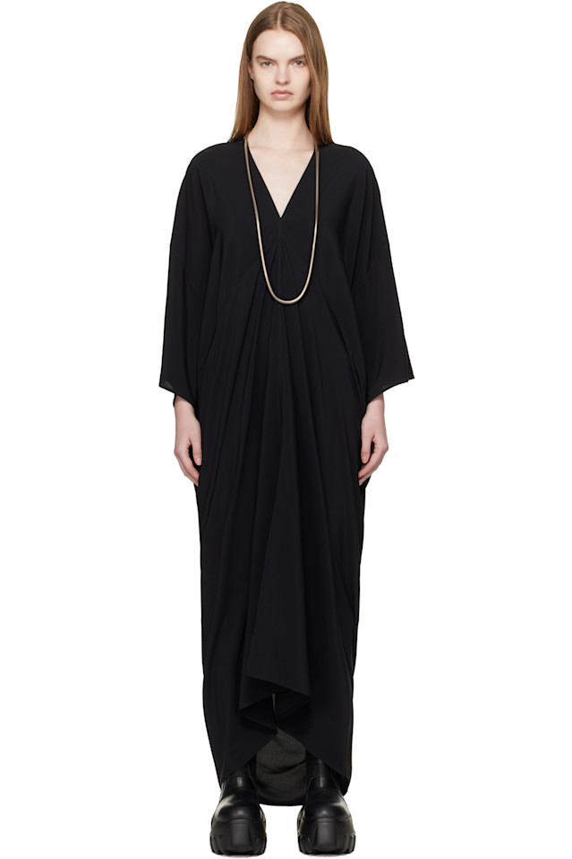 Платье-Макси Temple Tommykite Rick Owens, черный
Платье-Макси Temple Tommykite Rick Owens, черный