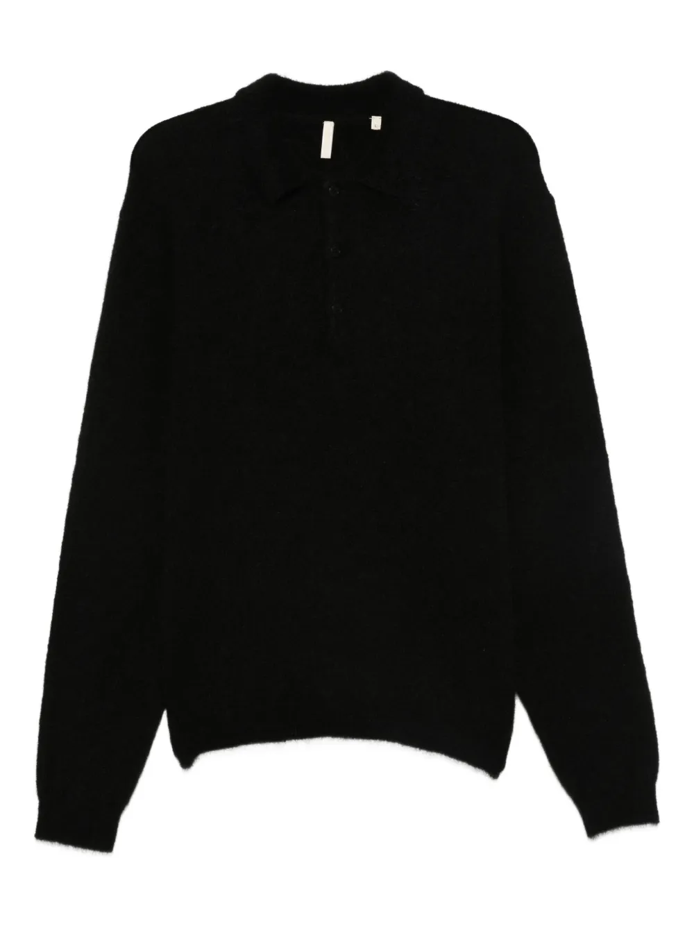 Свитер с воротником поло Sunflower, черный 
Свитер с воротником поло Sunflower, черный