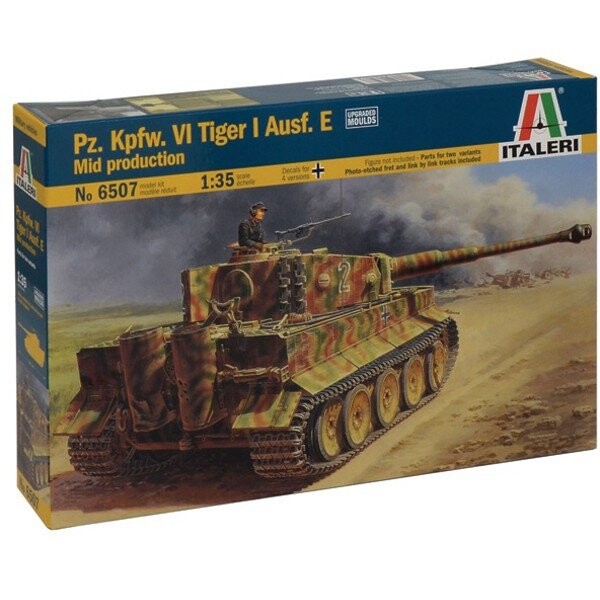 Italeri, Pz.Kpfw.VI Tiger I Ausf.E Mid, Модельный комплект, 12+
Italeri, Pz.Kpfw.VI Tiger I Ausf.E Mid, Модельный комплект, 12+