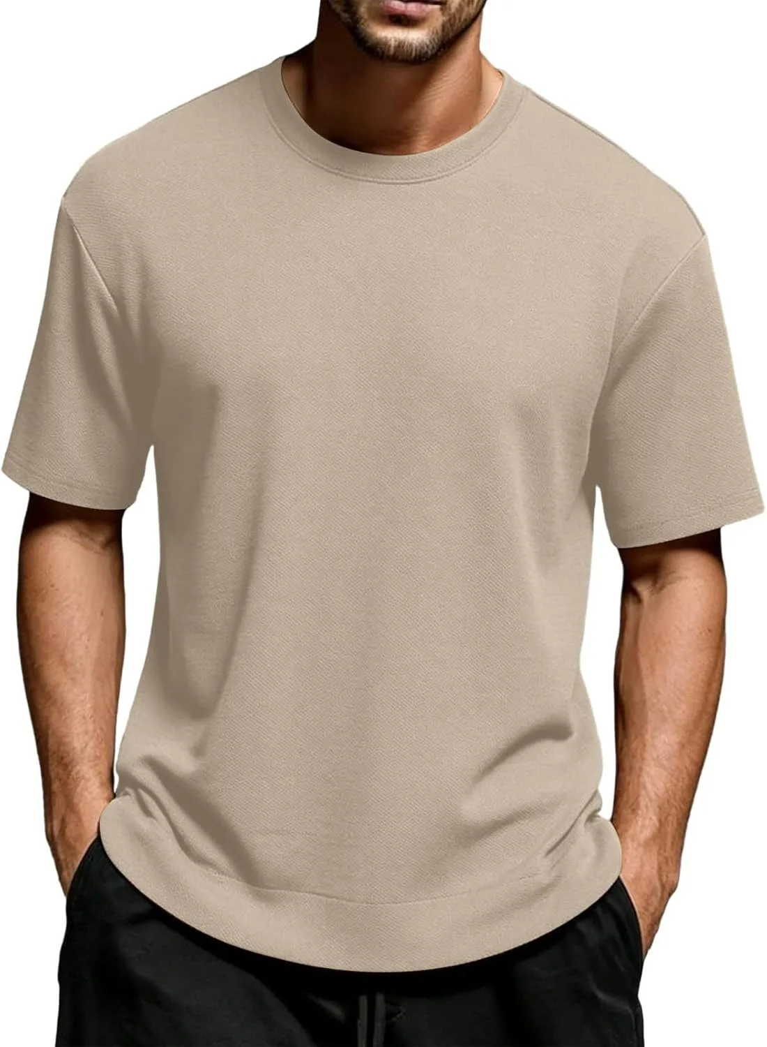 Мужская футболка с коротким рукавом и круглым вырезом Plus Size
Мужская футболка с коротким рукавом и круглым вырезом Plus Size