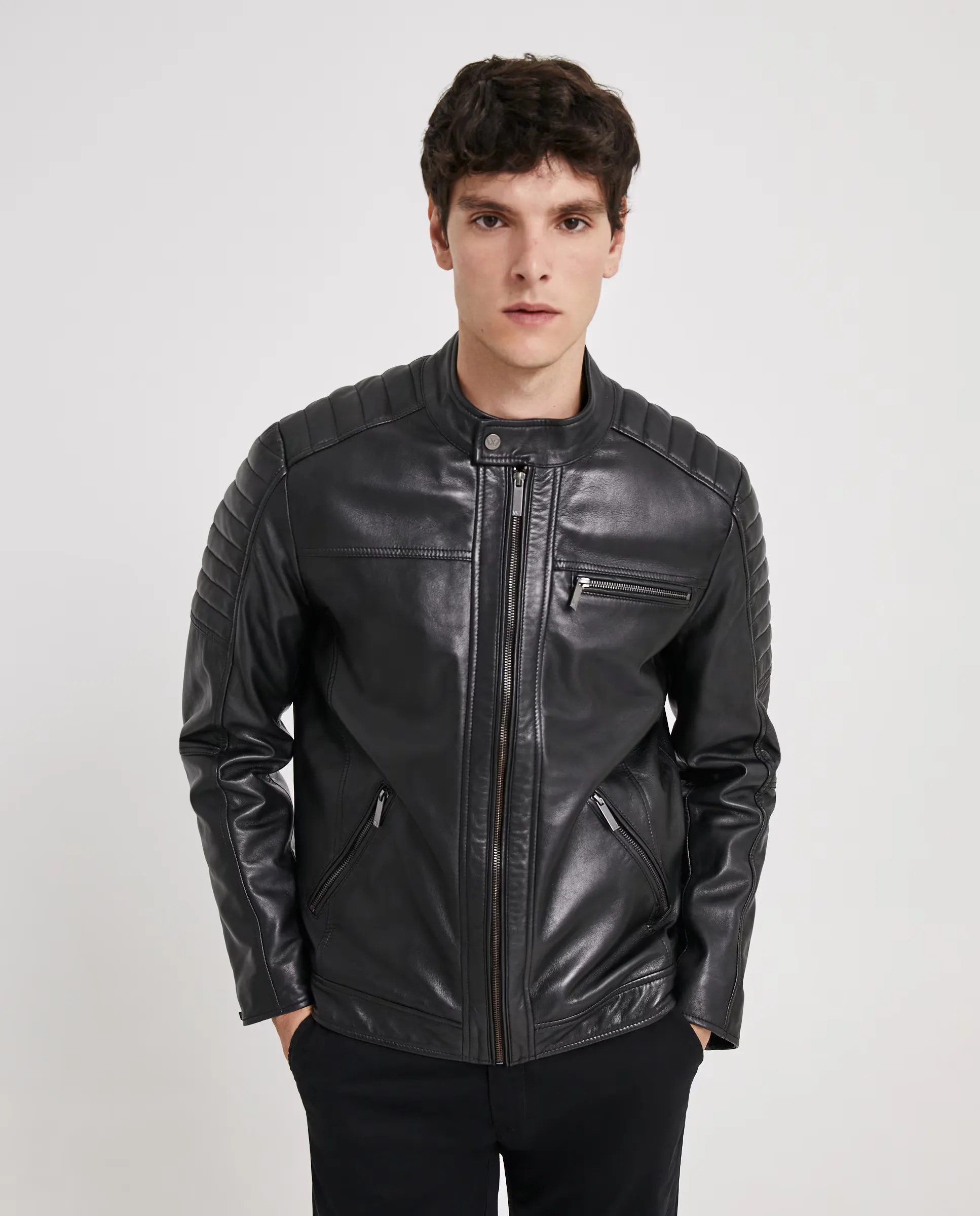 Кожаная косуха байкера мужская Easy Wear, черный
Кожаная косуха байкера мужская Easy Wear, черный