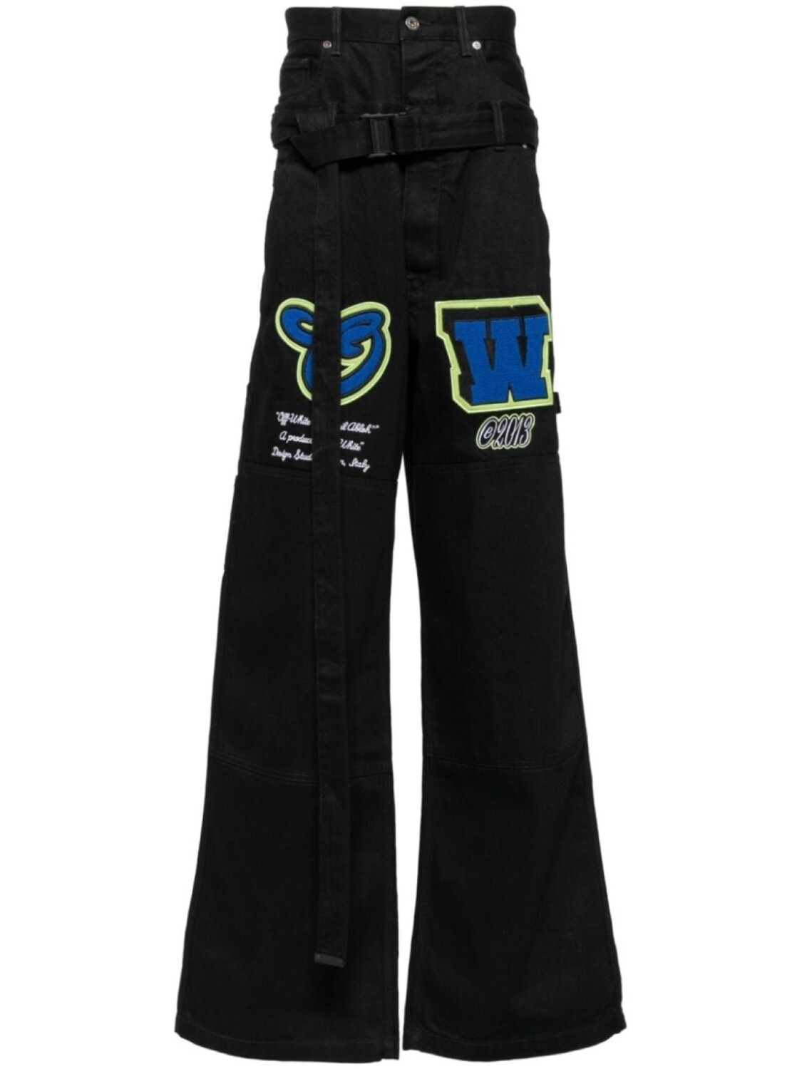 Off-White широкие джинсы Vars Hamer, черный
Off-White широкие джинсы Vars Hamer, черный