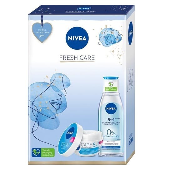 Набор Fresh Care легкий питательный крем для лица 5в1 100мл + ухаживающий мицеллярный флюид 200мл Nivea
Набор Fresh Care легкий питательный крем для лица 5в1 100мл + ухаживающий мицеллярный флюид 200мл Nivea