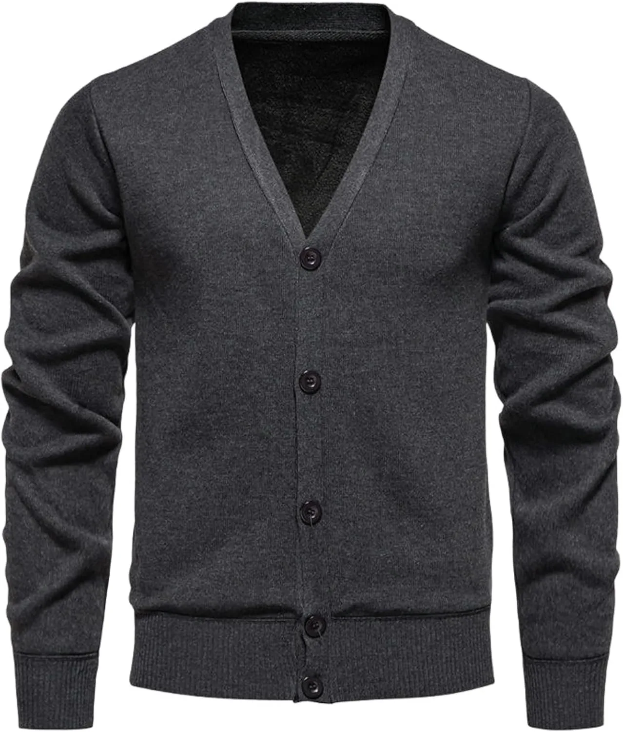 Мужской вязаный кардиган с V-образным вырезом FOLKFOLD
Мужской вязаный кардиган с V-образным вырезом FOLKFOLD