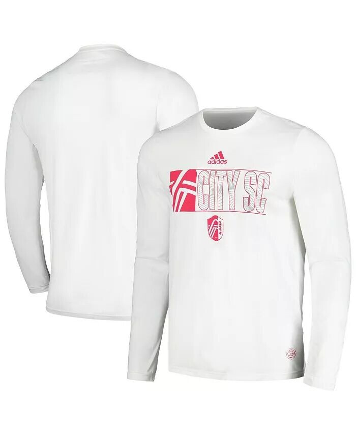 Мужская белая футболка St. Louis City SC 2024 Jersey Hook AEROREADY с длинным рукавом adidas
Мужская белая футболка St. Louis City SC 2024 Jersey Hook AEROREADY с длинным рукавом adidas