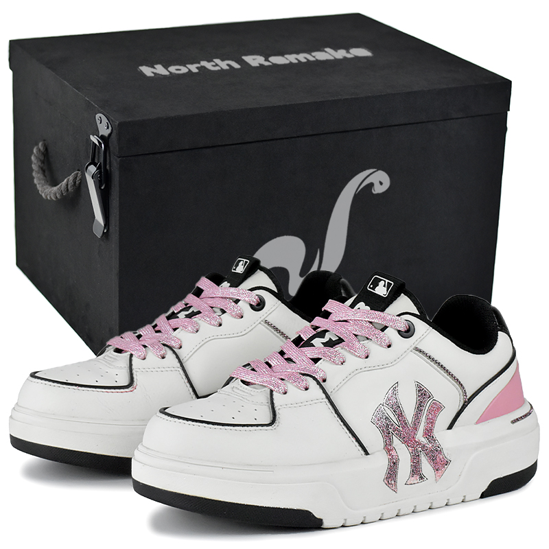 MLB Массивные противоскользящие скейтерские кеды унисекс бело-розовые в подарочной коробке премиум-класса 2, цвет White Pink-High-End Gift Box 2
MLB Массивные противоскользящие скейтерские кеды унисекс бело-розовые в подарочной коробке премиум-класса 2, цвет White Pink-High-End Gift Box 2