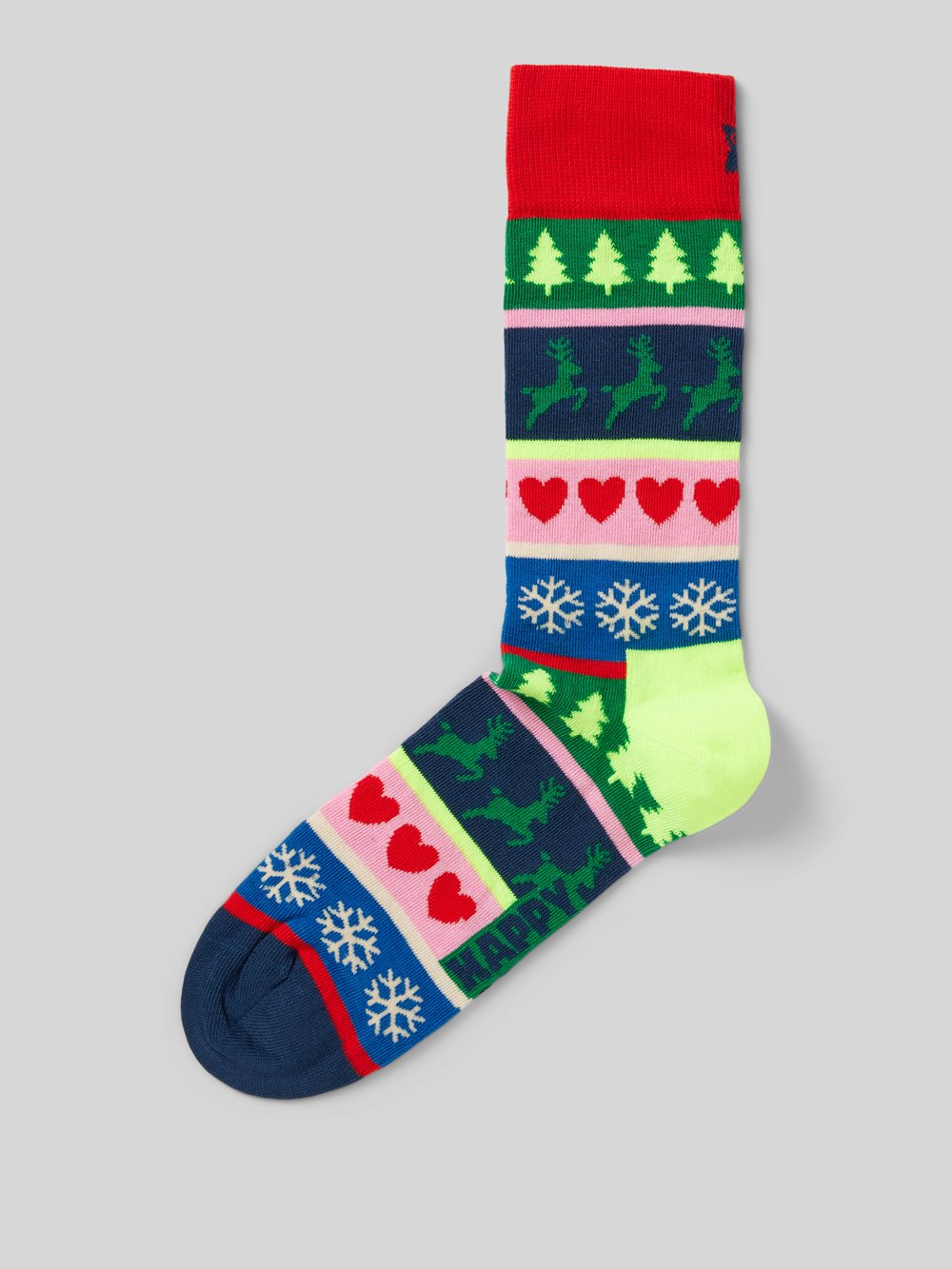 Носки с узорчатой вышивкой, модель «Рождественская полоска» Happy Socks, светло-красный
Носки с узорчатой вышивкой, модель «Рождественская полоска» Happy Socks, светло-красный