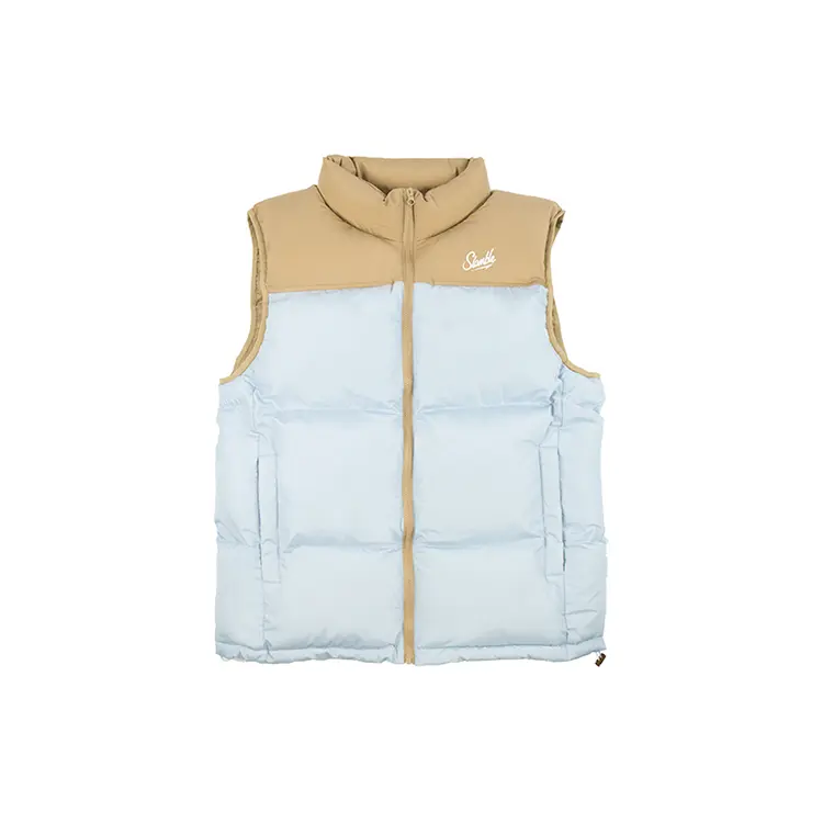 Жилет унисекс с воротником-стойкой, утолщенные, другие Slamble, светлый синий & хаки
Жилет унисекс с воротником-стойкой, утолщенные, другие Slamble, светлый синий & хаки