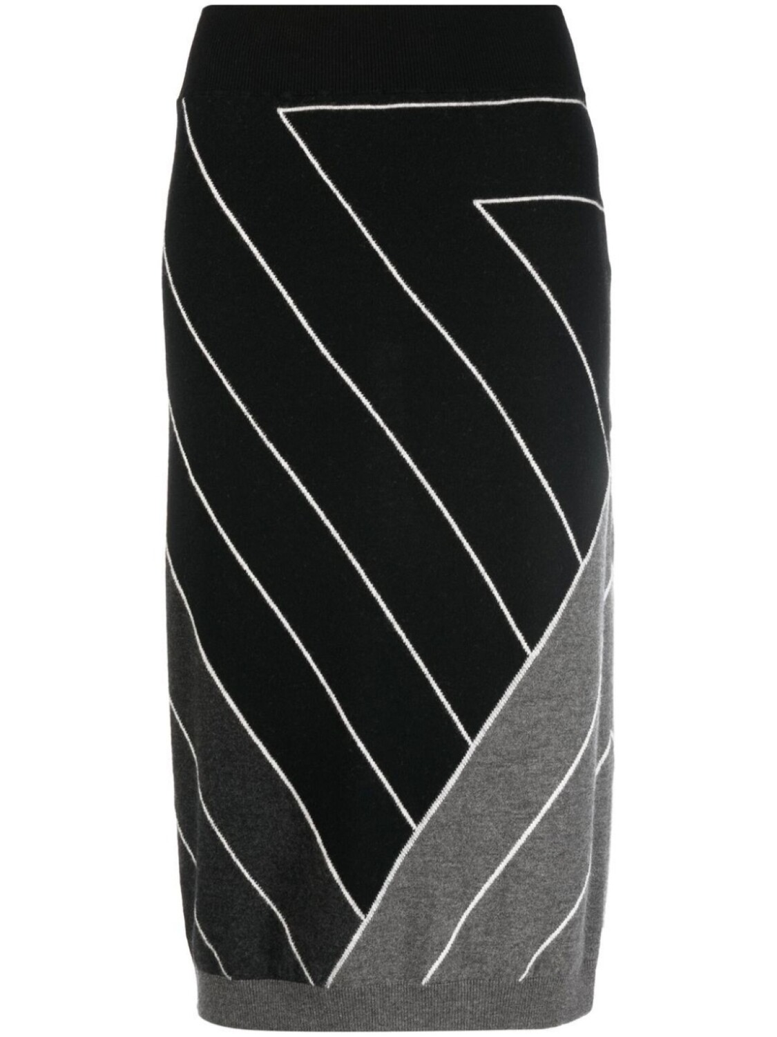 Stella McCartney трикотажная юбка с геометричным узором, черный
Stella McCartney трикотажная юбка с геометричным узором, черный