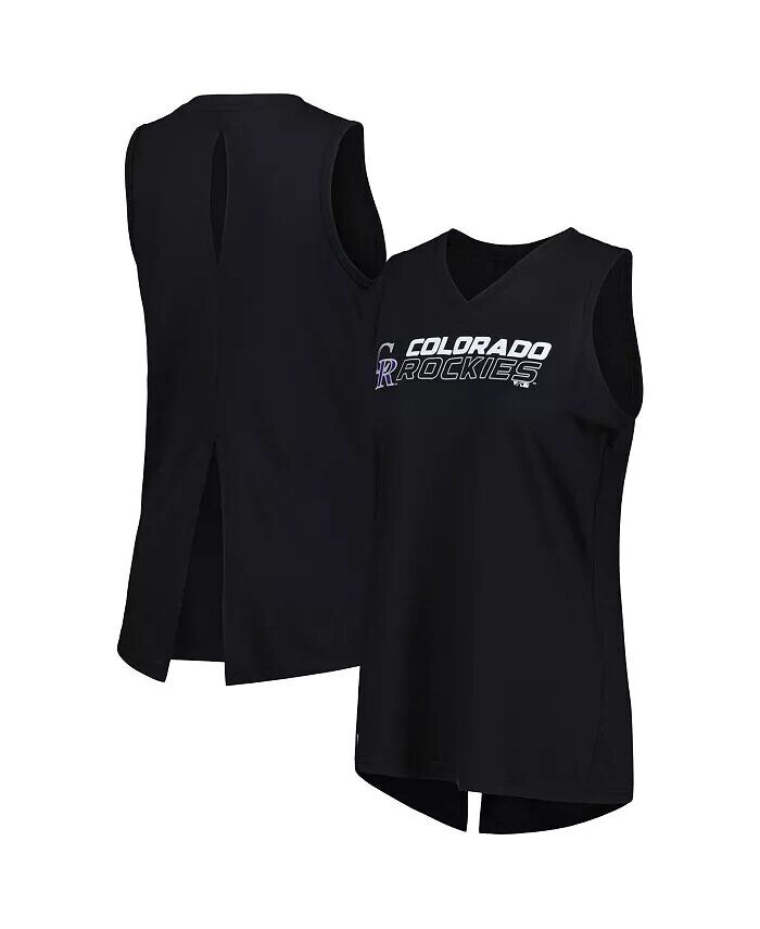 Черная женская майка Colorado Rockies Paisley Chase с v-образным вырезом Levelwear
Черная женская майка Colorado Rockies Paisley Chase с v-образным вырезом Levelwear