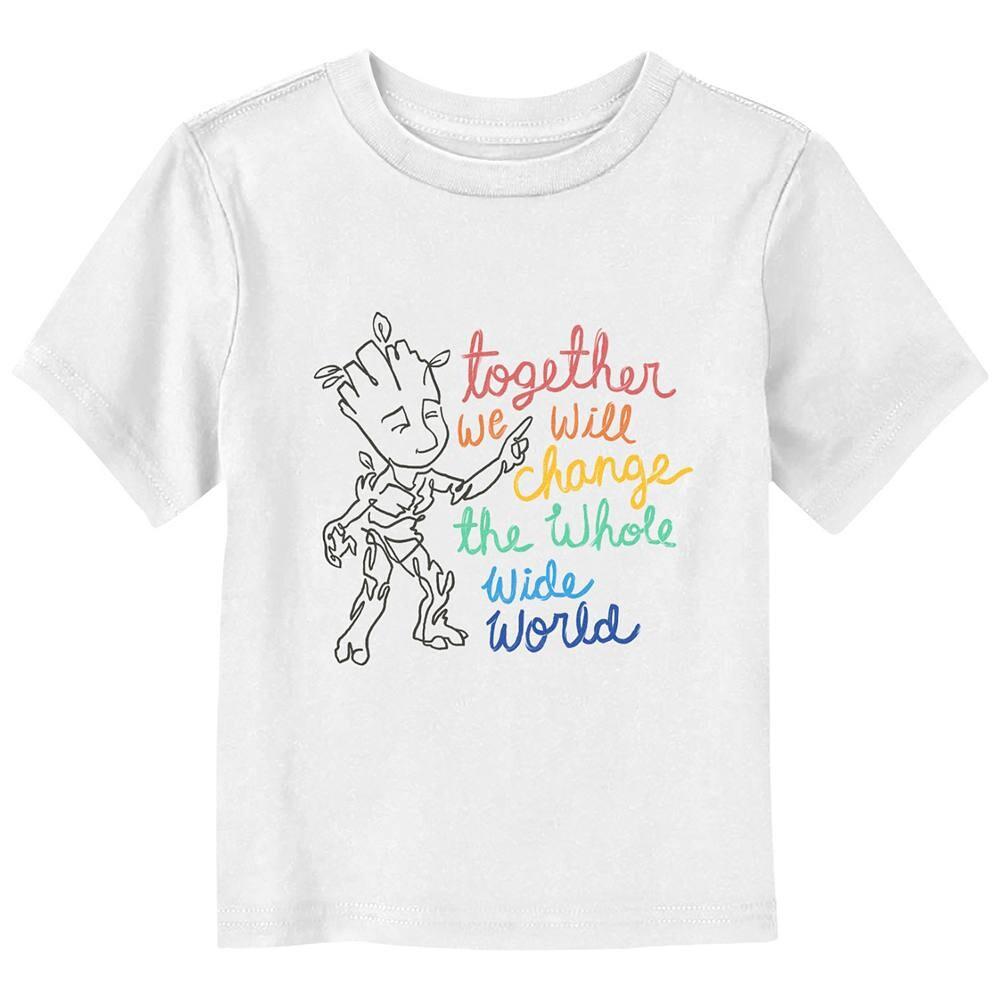 Футболка с рисунком «Стражи Галактики Грут» для малышей и малышей «Мы изменим мир» Licensed Character, белый
Футболка с рисунком «Стражи Галактики Грут» для малышей и малышей «Мы изменим мир» Licensed Character, белый